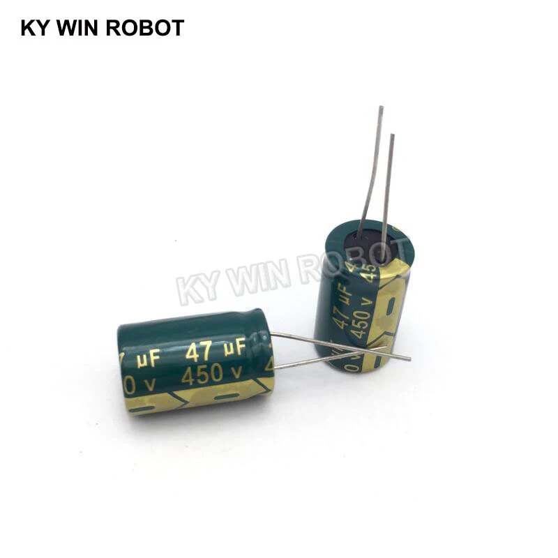 5 pcs Aluminum electrolytic capacitor 47 uF 450 V 16 * 25 mm frekuensi tinggi Radial Electrolytic kapasitor