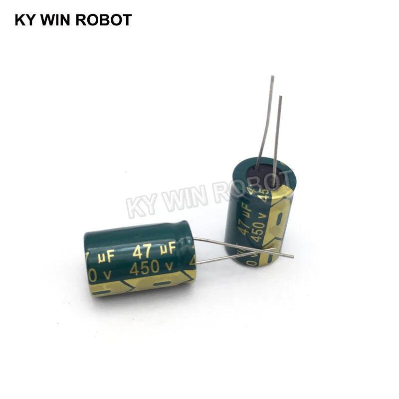 5 pcs Aluminum electrolytic capacitor 47 uF 450 V 16 * 25 mm frekuensi tinggi Radial Electrolytic kapasitor electrolytic capacitor aluminum electrolytic capacitor