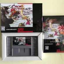 16 бит игр* Chrono Trigger(версия США! Коробка+ руководство+ картридж