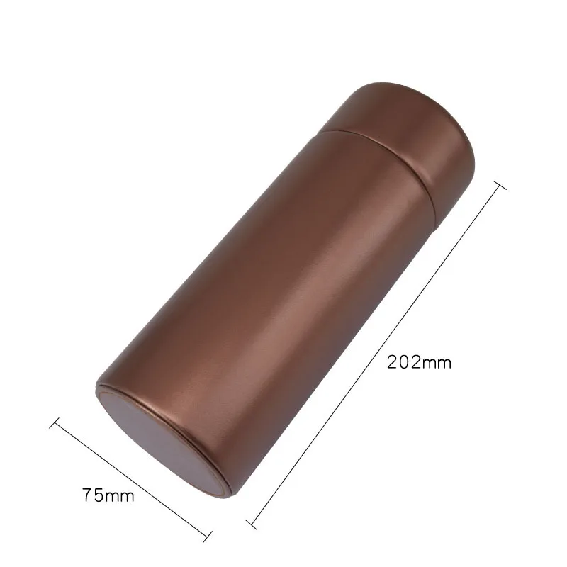 Travel Portable Leather Cigar Case Box with Humidifier Hygrometer Wood Cigar Box Holds 5 Pcs Cigars Smoking Accessories