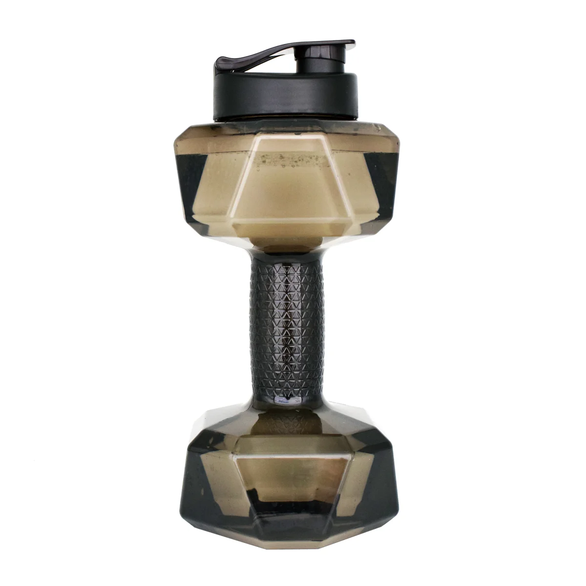 2.2L Black Dumbbell Buildlife 1.2L 43 унций гантели оформленные спортивные Спортивная бутылка для воды BPA бесплатно Портативный большой объем для воды креативный - Цвет: 2.2L Black Dumbbell
