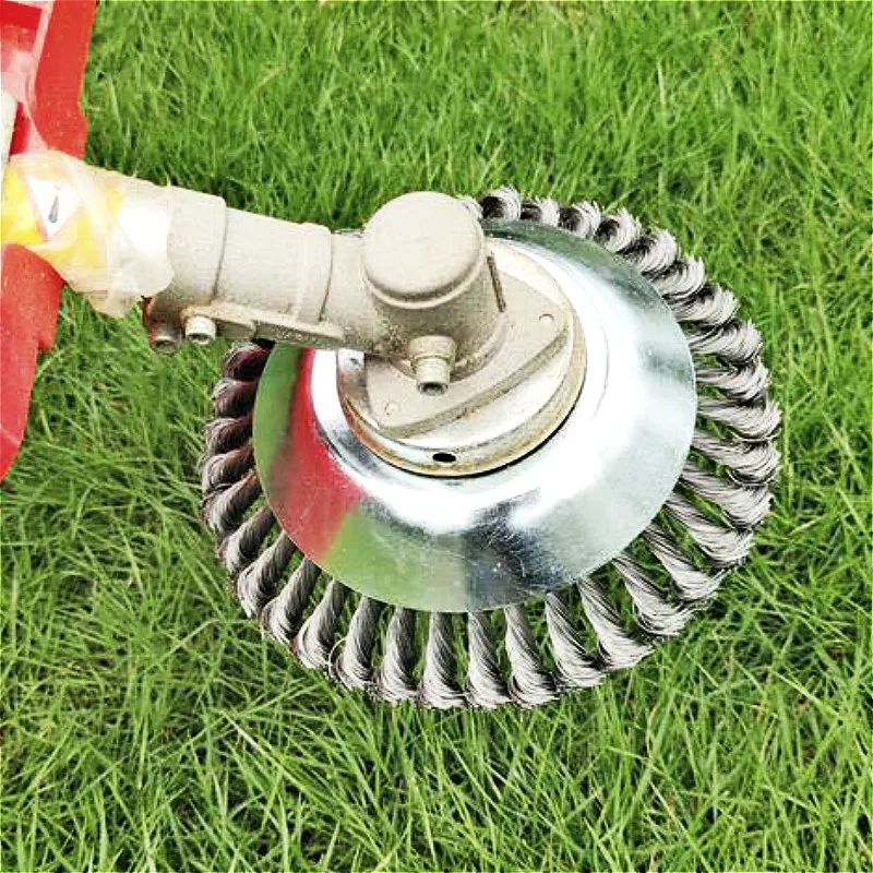 150 мм/200 стальной провод триммер головка измельчитель для травы удаления пыли прополка пластина для газонокосилки