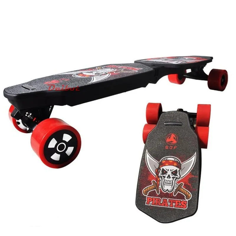 Daibot Foldable Electric Scooter 4 Wheel Electric Scooters Dual Motor 500W With Bluetooth Speaker Electric Skateboard Longboard  (3)