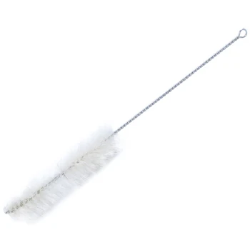 

11.4" Laboratory Instrument Test Tube White Nylon Brush