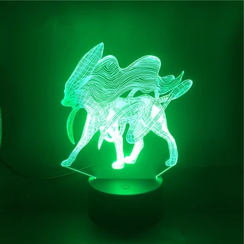 

3D Night Light Led Table Lamp Kawaii Cartoon Game APP Control Multicolor Home Decor Gifts for Children Nightlight