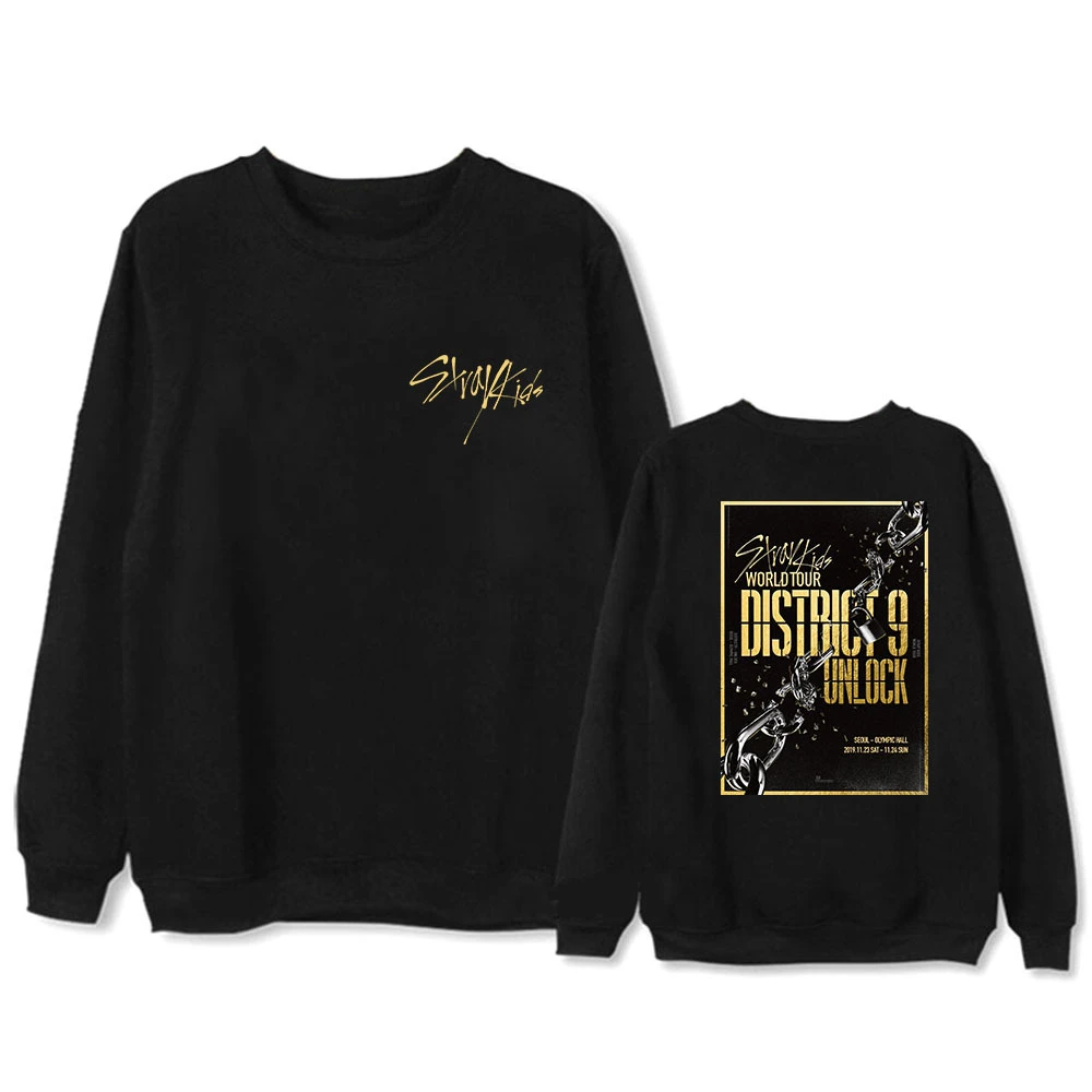 Kpop Stray Kids Same Cotton Hoody World Tour District 9 Unlock O Neck Hoodies Long Sleeve Fleece Thicken Autumn Winter Clothes Hoodies Sweatshirts Aliexpress