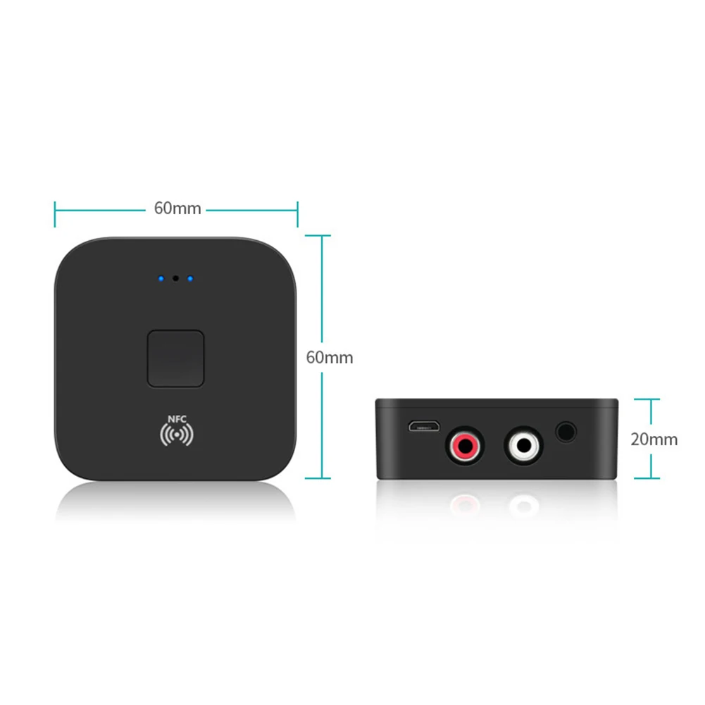 Автомобильный Bluetooth 5 0 беспроводной ресивер APTX NFC AV аудио музыка APTXLL 3 мм