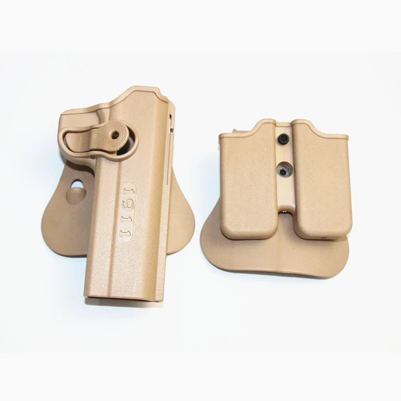 Holster with Clip TA Тактический IMI пистолет кобура военный страйкбол ремень затвор петли пистолет кобура открытый пистолет аксессуары с зажимом чехол для сгустка 1911 - Цвет: Holster with Clip TA
