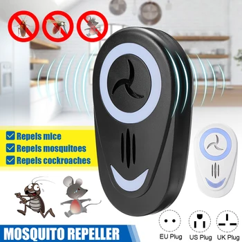 

Rodent Control Home Indoor Cockroach Mosquito Insect Killer Ultrasonic Pest Repeller EU/US/UK Plug Electronic Mosquito Repellent