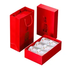 Керамическая ручная окрашенный чайный стаканчик тонкая белая фарфоровая чашка синий и белый фарфор домашний кунг-фу черный чай Da Hong Pao чайная посуда