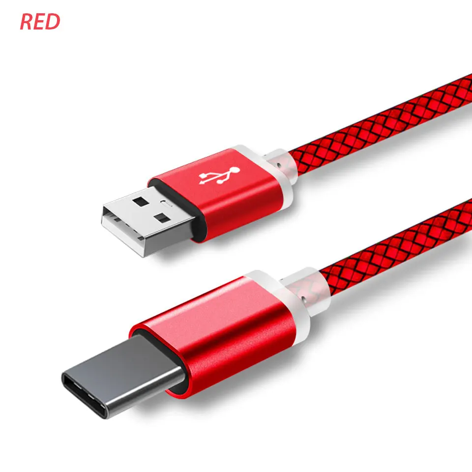 0,25 м/1 м/2 м/3 м 10 мм удлиненный соединитель usb type-C зарядный кабель адаптер для Oukitel K10 U18 Blackview P10000 BV9000 BV9700 Pro - Цвет: red