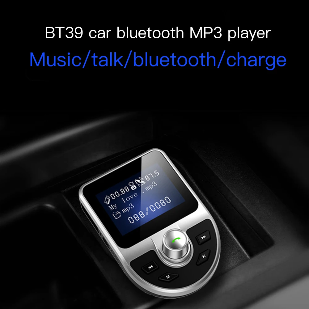 Автомобильный комплект 3.1A fm-передатчик USB зарядное устройство музыкальный радио Bluetooth приемник модулятор Handsfree Carkit AUX аудио MP3 плеер