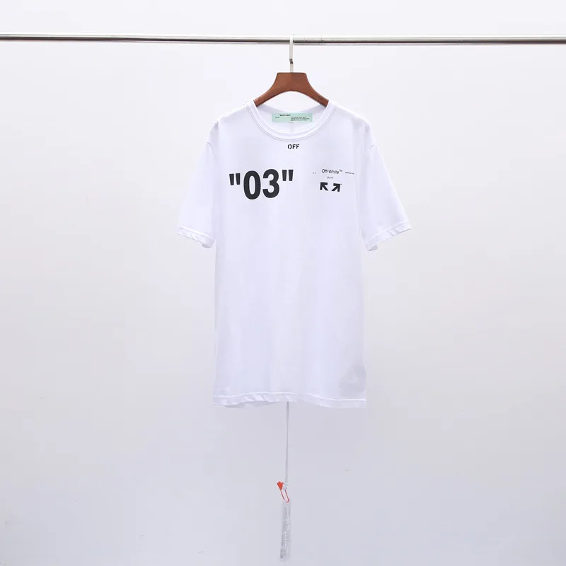 19SS OFF-WHITE летняя Новинка 03 Limited OW принт звезда мужская пара короткий рукав Футболка