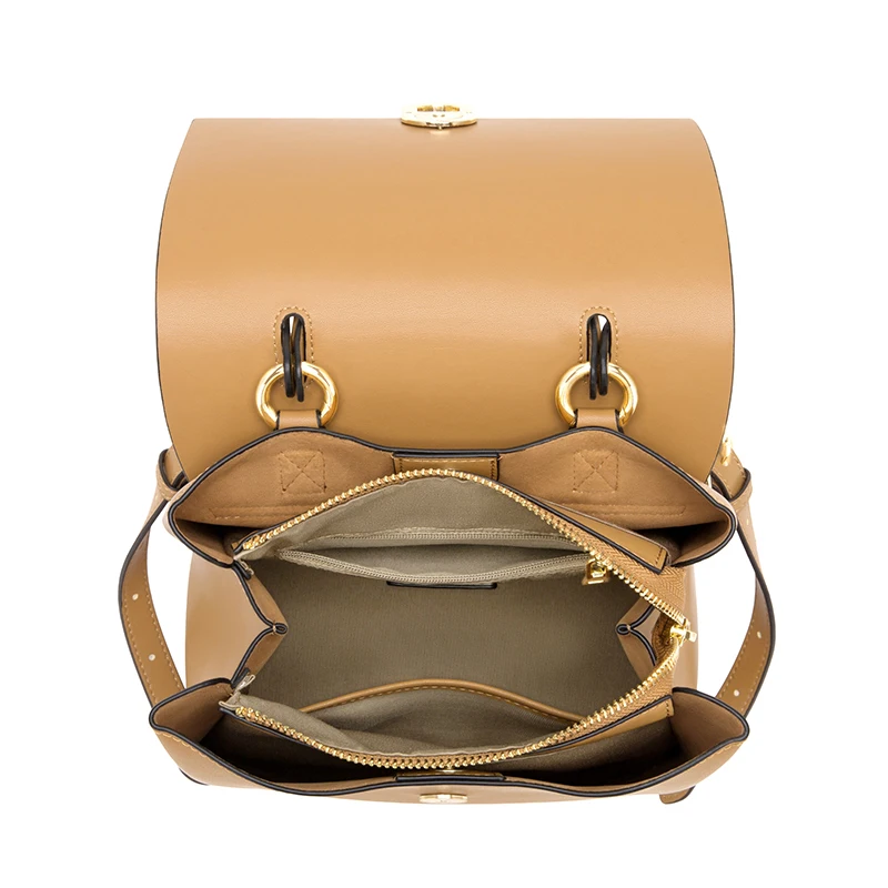 Cnoles Casual Small Backpack Women Travel Waterproof Leather School Bags for Teenage Girls Fashion Tote Shoulder Packbag