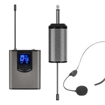 

Receiver Transmitter Sensitive Speech Lapel Headset UHF Professional Scholar Wireless Microphone Public Speaking Hands Free