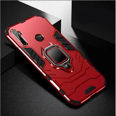 Противоударный защитный чехол KEYSION для Realme X2 Pro XT 5 Pro 3 C2, защита от падения, задняя крышка для телефона OPPO F11 Pro Reno 2 Reno Z K1 A1K - Цвет: Красный