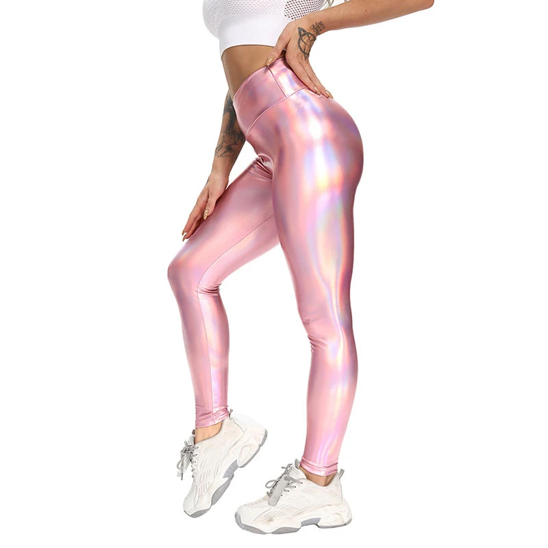 Metallic Workout Pants