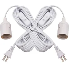 

ANNXIN High Quality E26 Socket Button Pendant Lighting On/OFF Cable