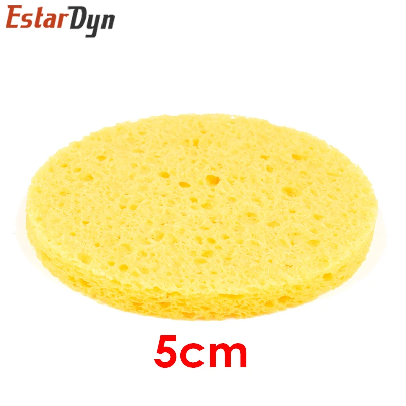 10Pcs 6CM*6CM High Temperature Resistant Sponge Electric Iron Tip Cleaning Sponge Rectangular 6CM*6CM