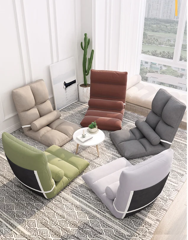 Creative bedroom balcony lounge chair soft wear-resistant and non-fading fabric various colors to choose from small sofa J06