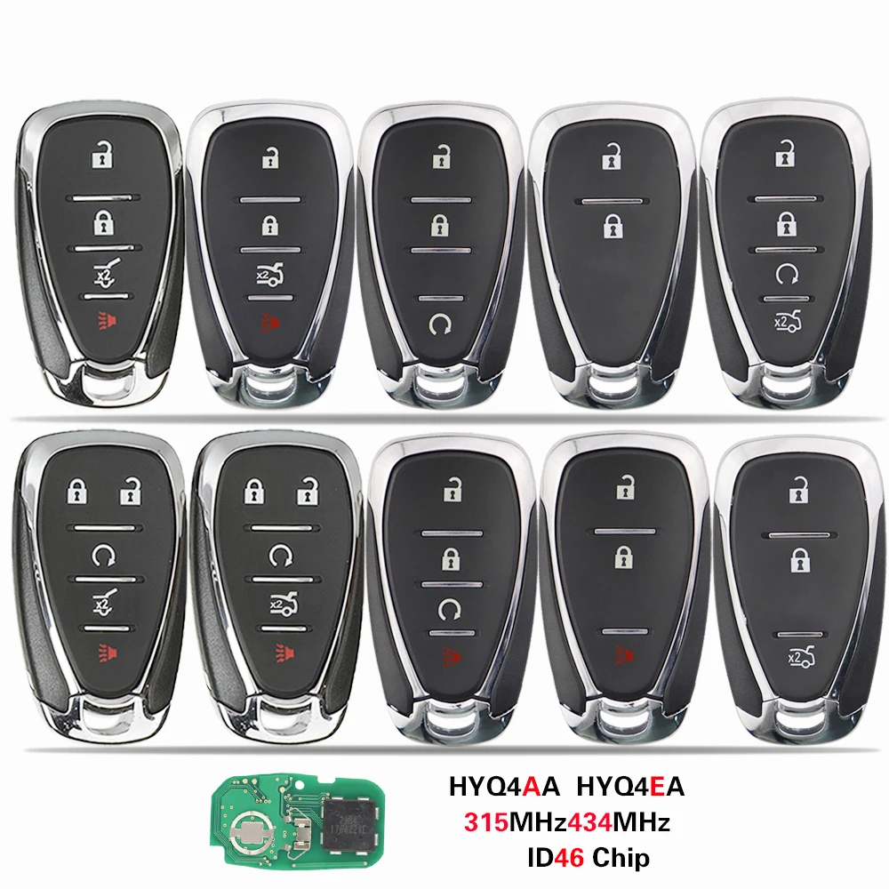 Chiave/Telecomando Per Chevrolet Camaro Equinox Cruze Malibu Spark Hyq4ea Hyq4aa 315/434mhz Id46 Pcf7952 Chip Originale - Remoto Intelligente Chevrolet - Hc3cee5068b53450eb66b40a2a8342a25F