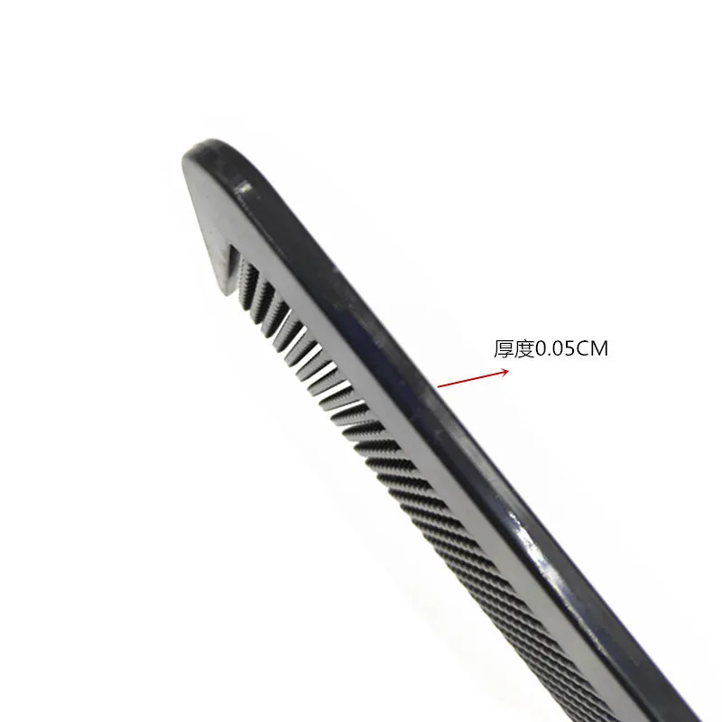 1 шт Анти статические длинные кухонное завитое зубы карбоновая расческа Для