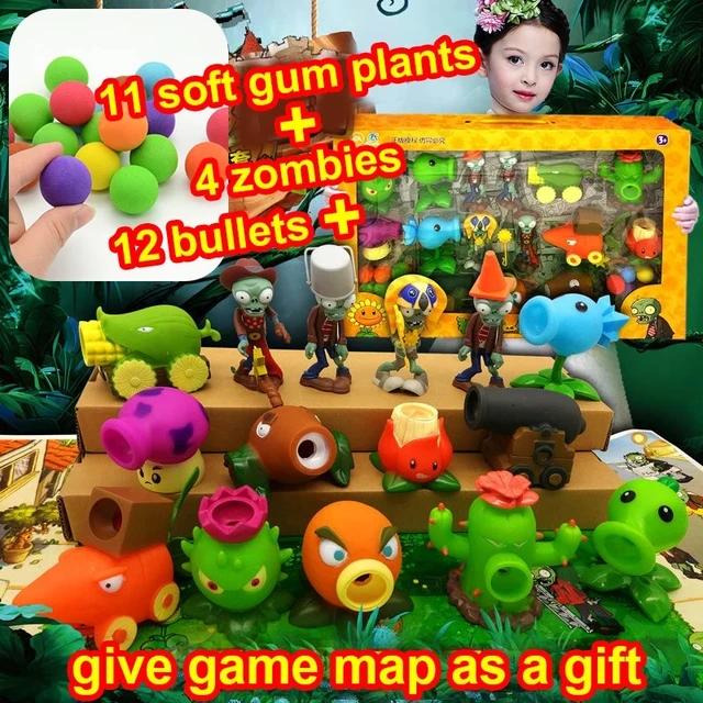 Plants Vs Zombie Toys Children Toys Bullet Ejection Toys