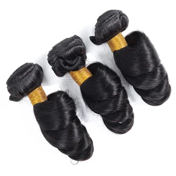 

Peruvian Hair Bundles Loose Wave Hair Bundles 100% Human Hair Weave Bundles Human Hair Weave Weft Natural Color