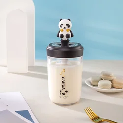 Children Cute Student Breakfast Milk Leisure Cup Creative Fashion Portable Girl Fruit Stirring Straw Water Cup