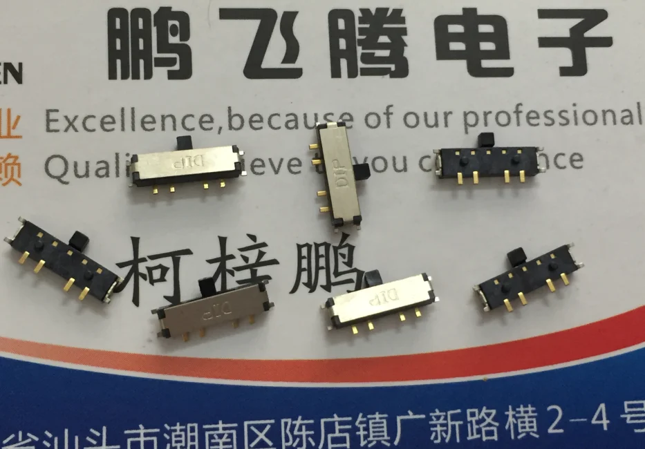 10 шт./лот Taiwan Yuanda DIP MSS4-V-T/R пластырь 8-foot 3 переключатель питания слайдер боковой |