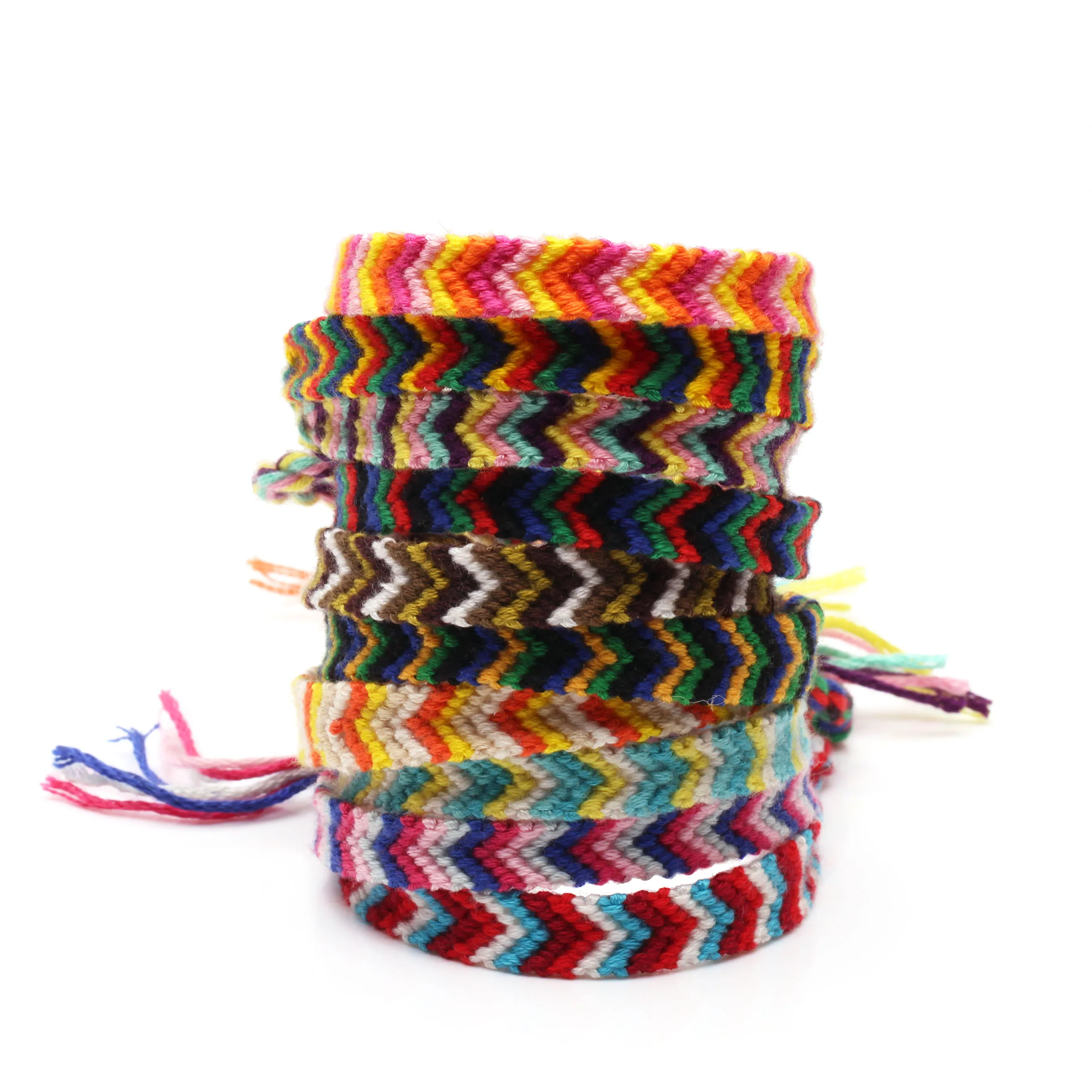 Bracelet de l/'amitié tissé à la main corde chaîne hippy hippie broderiebracelet