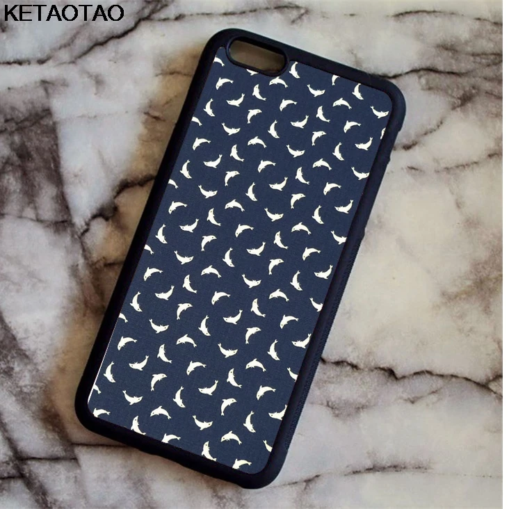KETAOTAO Океанский КИТ акулы рыбы чехол для телефона s для iPhone 4S SE 5C 5S 6S 7 8 Plus X XS XR 11 Pro Чехол Мягкий ТПУ резиновый силиконовый - Цвет: Серый