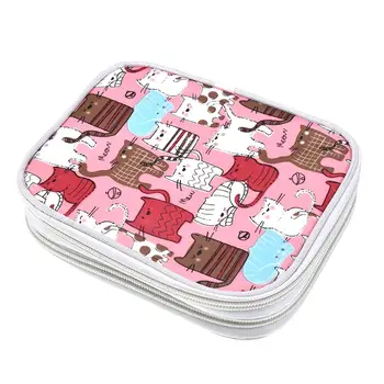 

DIY Colorful Metal Aluminum Knitting Needles Crochet Hooks Kit Hand-Woven Tools Set Sweater Scarf With Storage Bag