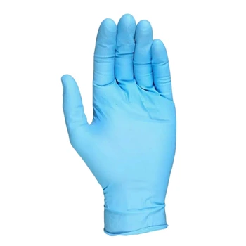 

50Pcs Disposable Powder-Free Nitrile Rubber Experimental Chemical Protection Labor Protection Protective Inspection Gloves Blue