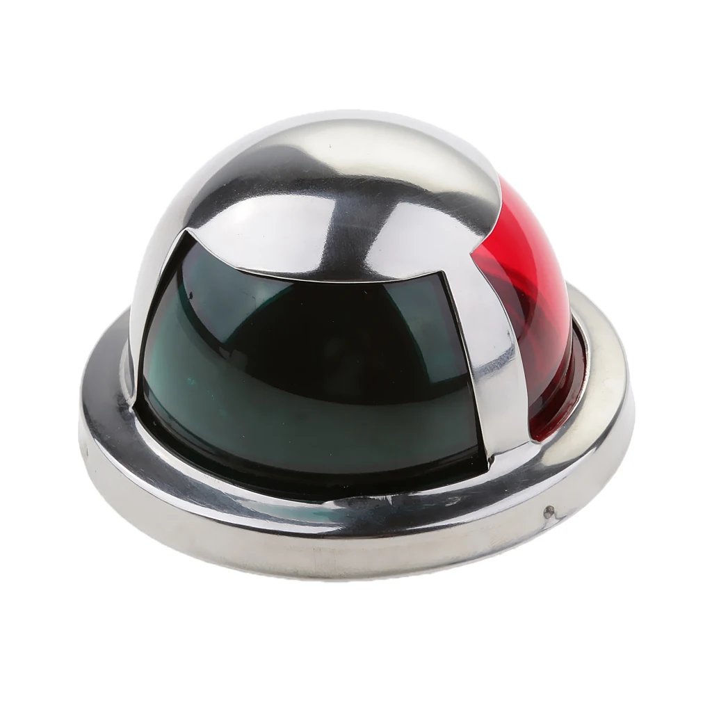 

Marine Boat Yacht Bow Light Stainless Steel Bi Color LED Navigation Lights