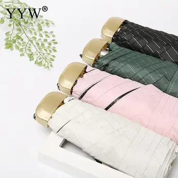 

6color Mini Pocket Umbrella Women Uv Small Umbrellas Parasol Girls Anti-Uv Waterproof Portable Ultralight Travel Dropship
