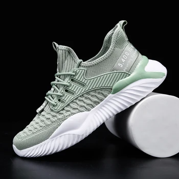 

Men Vulcanize Casual Shoes Sneakers Mens Breathable No-slip Men 2020 Male Air Mesh Lace Up Wear-resistant Shoes Tenis Masculino