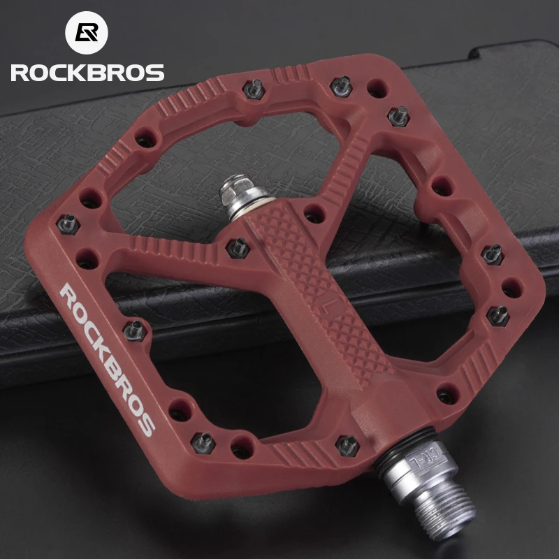 ROCKBROS Нескользящая дорожная фонарик для горных велосипедов Ультралегкая