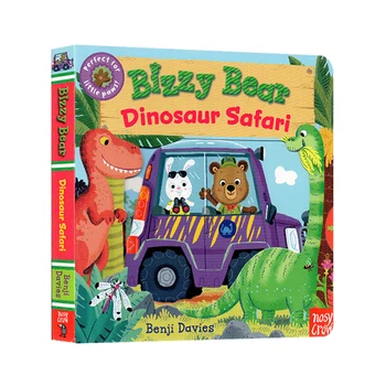 

Dinosaur Paradise Busy Bear Series 3D Flap English Picture Book Infant Children Educational Reading Book