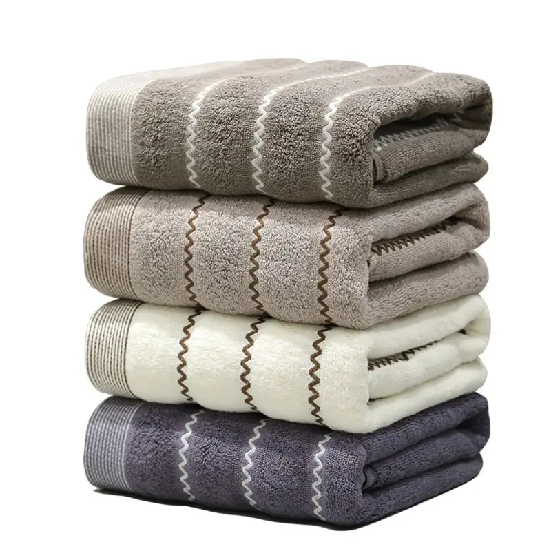 

32-strands Thickened cotton Ripple Printed Towel Bath Towels