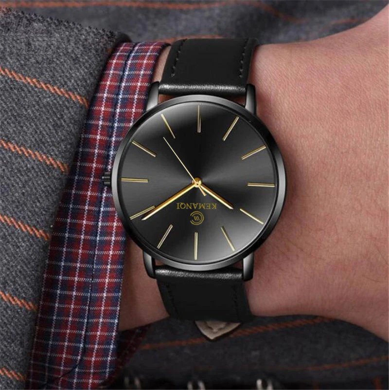 Часы самые тонкие специальное предложение для мужчин часы Топ бренд класса люкс ультра-тонкий montre Спорт homme Relogio Masculino