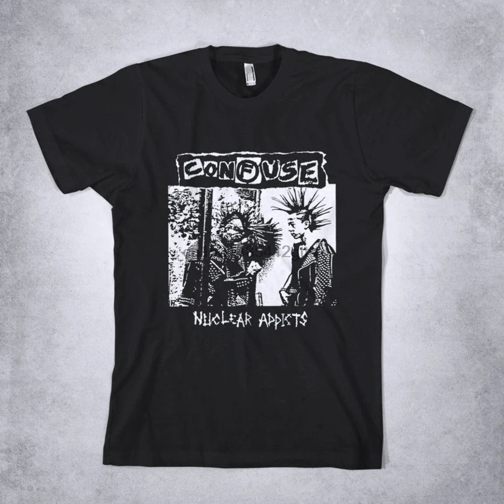 CONFUSE t shirt Nuclear Addicts 