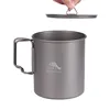 Toaks Camping Titanium Cup 650ml 750ml Ultralight Portable Picnic Cookware Titanium Pot 1