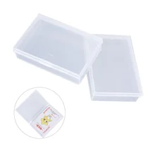 Игральные карты контейнер прозрачные пластиковые коробки PP чехол для хранения Упаковка Покер коробка для карточных игр Набор для игры в покер настольные игры
