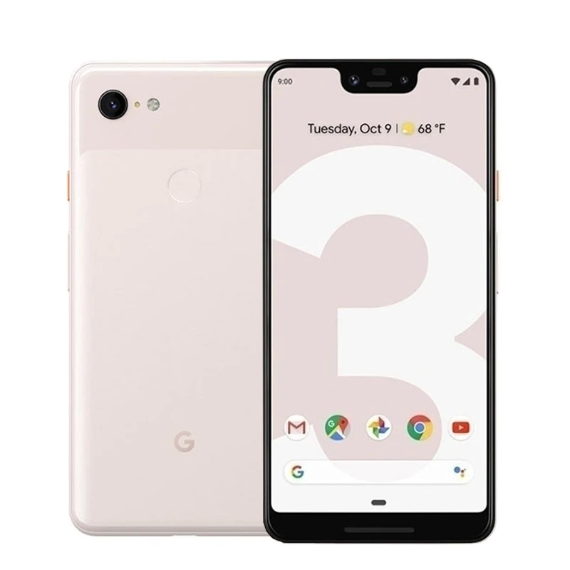 pink Разблокированный Google Pixel 3XL сотовый телефон 6," Qualcomm845 двойная фронтальная камера 4 Гб ram 64 Гб/128 ГБ отремонтированный телефон - Цвет: pink