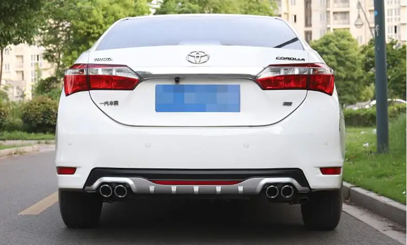 Для Corolla Body kit спойлер- для Toyota Corolla GS ABS задний спойлер передний бампер диффузор защитные бамперы