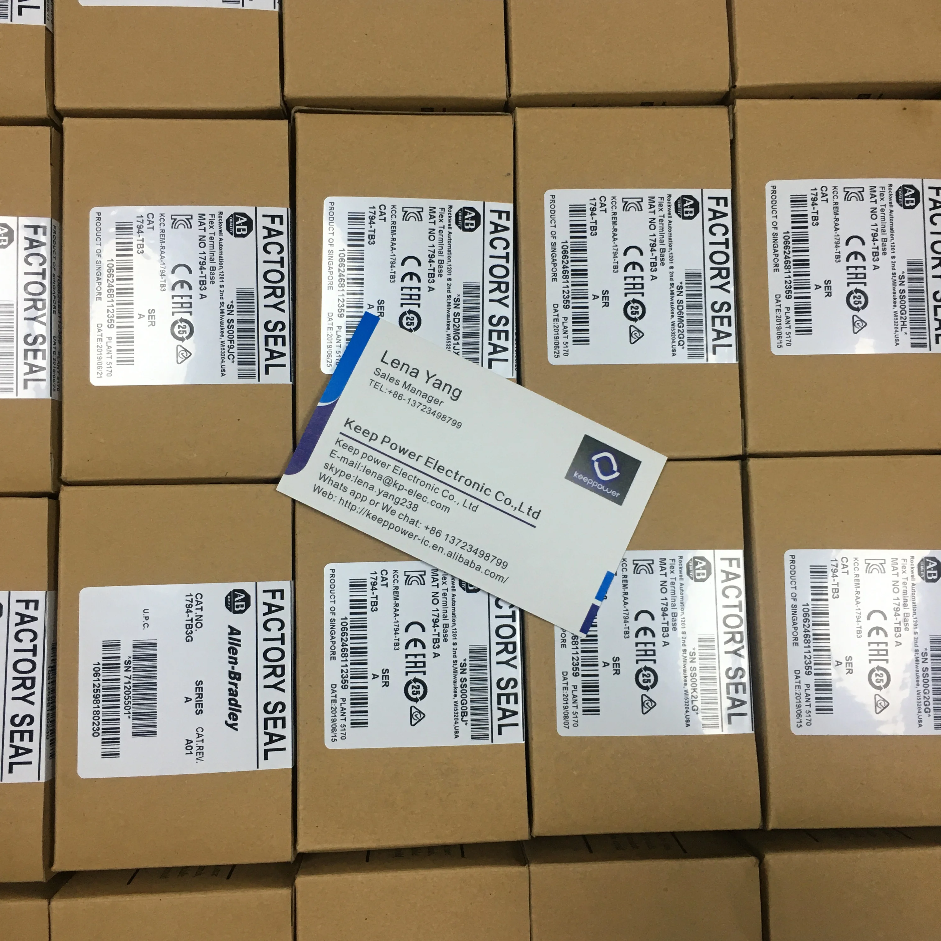 

Модули ввода-вывода серии FlexLogix 1794-TB3 1794TB3