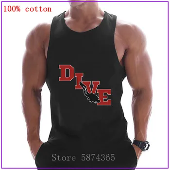 

Dive Diving Red Underwater Sea Diver Gift Corset Tops Men Sleeveless Tank Tops Bodybuilding Clothing Undershirt Stringer Vest