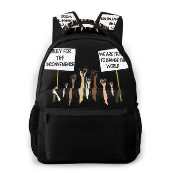 

Sorry For The Inconvenience (I Can't Breathe) New Pattern knapsack The Americans Teens Books Backpack