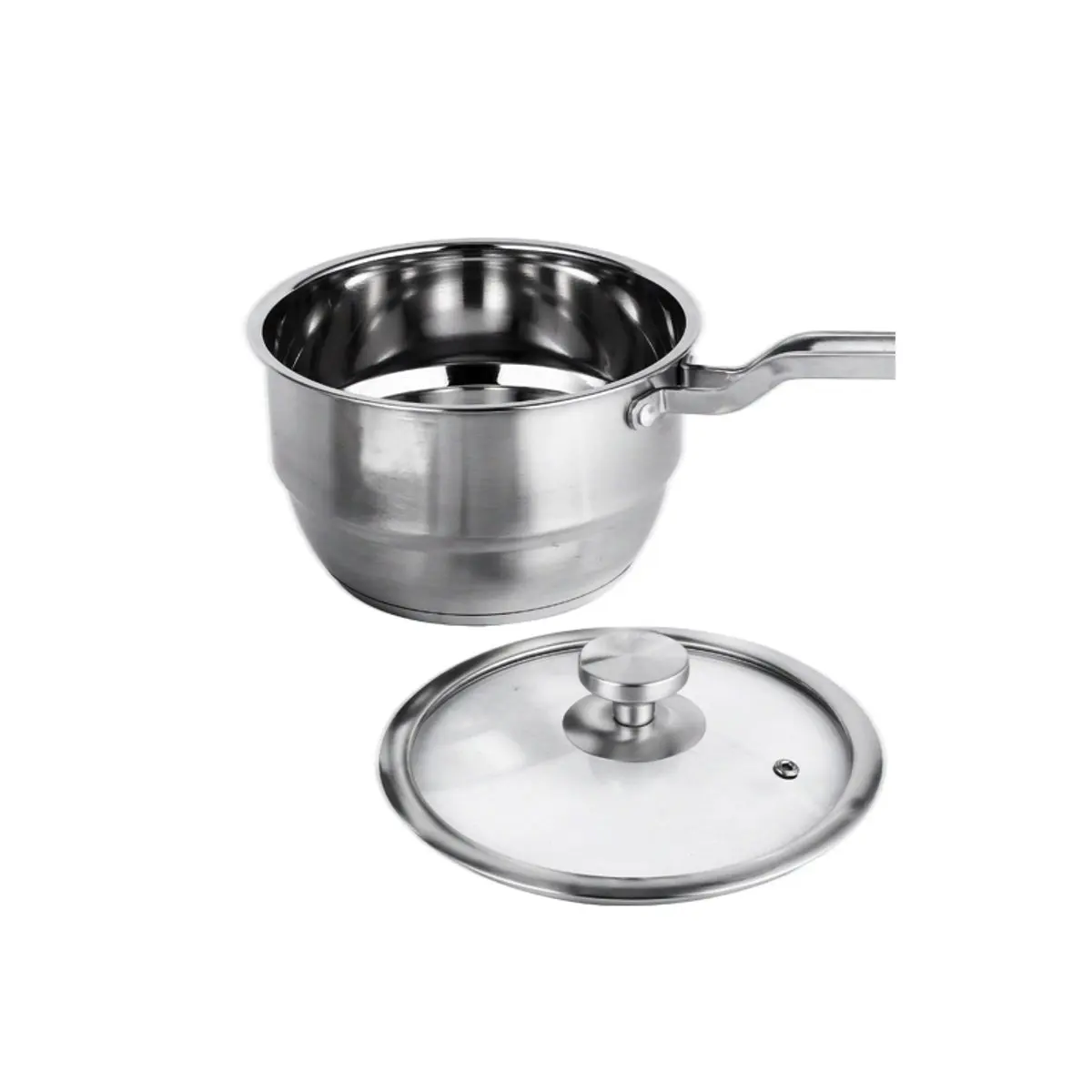 Steamer Нержавеющая сталь Пароварка кастрюля для молока, кастрюля для супа кипятильник для молока с антипригарным утолщаются сковорода маленькая суповая кастрюля для индукционной плиты Совместимость кухонная посуда - Color: Steamer